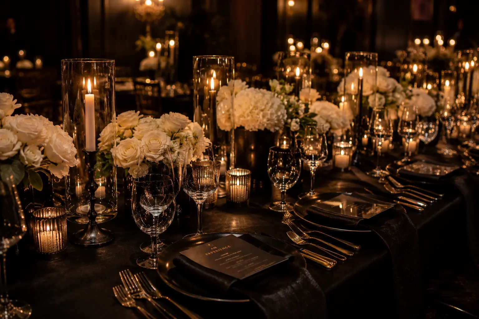 Candlelit Tablescape